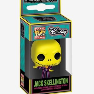 Funko Pocket Pop! Jack Skellington Blacklight Vinyl Key Chain